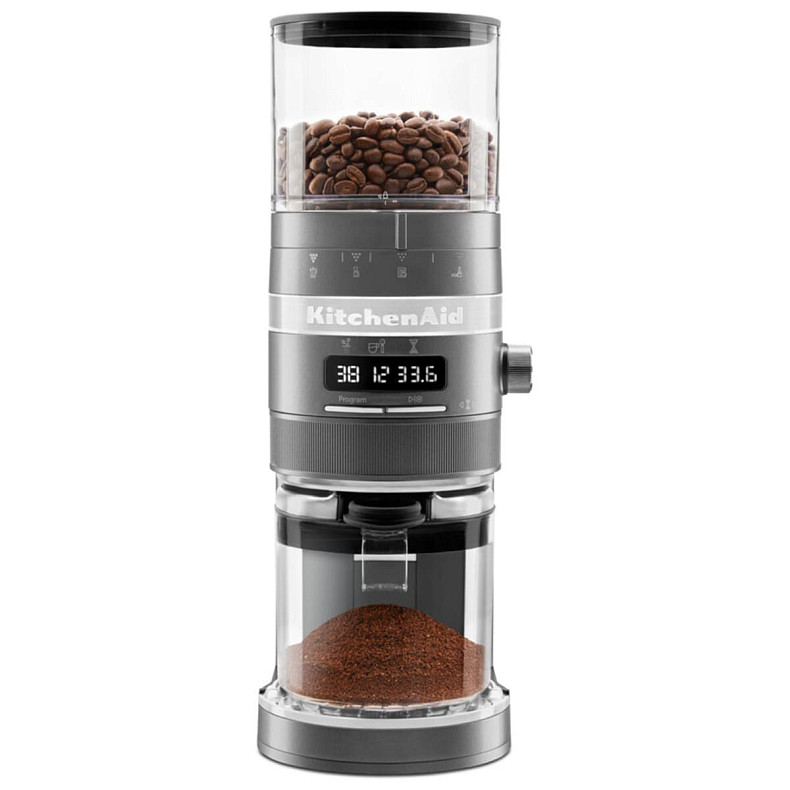 Кофемолка KitchenAid Artisan 5KCG8433EMS серебряный медальон