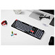 Клавіатура Keychron K17 Pro 100Key Gateron MX 2.0 Brown WL/BT/USB-A QMK White LED чорний