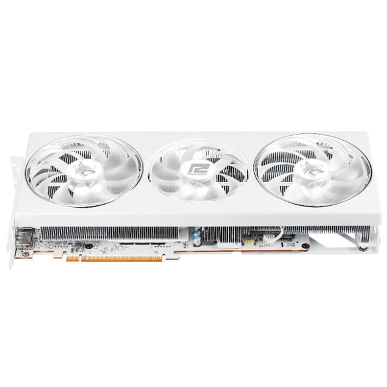 Відеокарта AMD Radeon RX 7800 XT 16GB GDDR6 Hellhound Spectral White PowerColor (RX 7800 XT 16G-L/OC