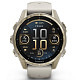 Спортивний годинник GARMIN Fenix 8 43mm AMOLED Sapphire Soft Gold with Fog Gray Silicone Band