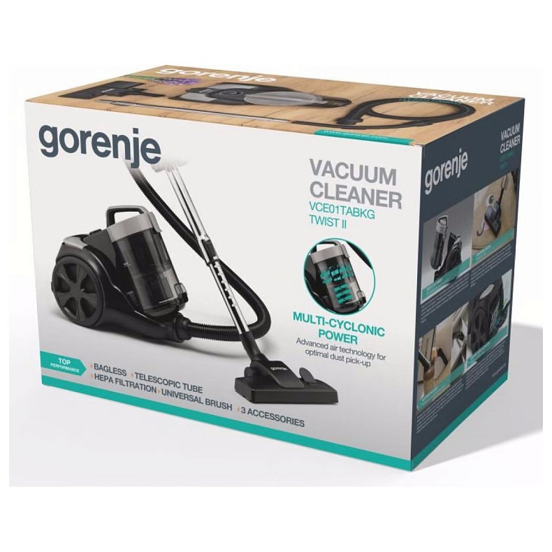Пылесос Gorenje VCE01TABKG