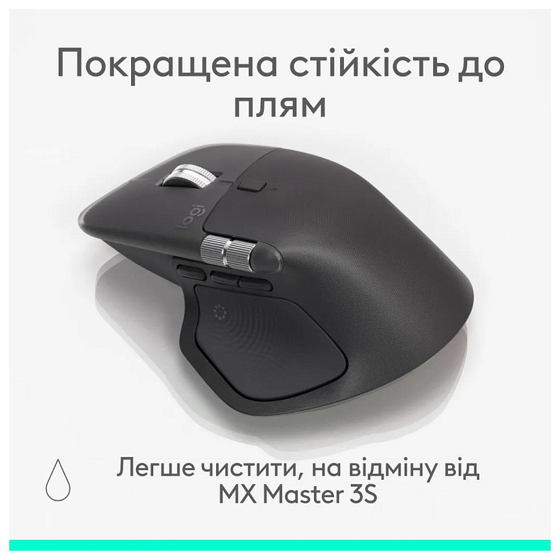 Миша Logitech MX Master 4 for Business Wireless/Blutooth Graphite (910-007617)