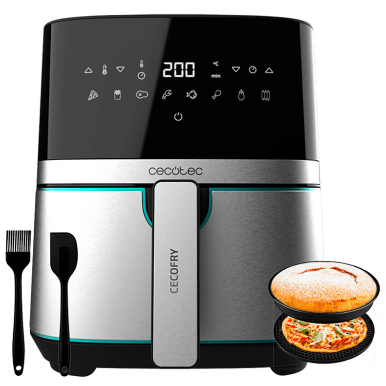 Мультипіч (аерофритюрниця) CECOTEC Cecofry Full Inox 5500 Pro Acc Kit - Ушкоджена упаковка