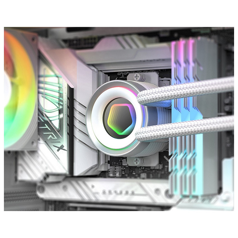 Система водяного охлаждения ID-Cooling FX240 INF White