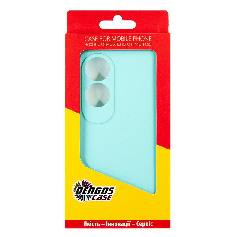Чeхол-накладка Dengos для Oppo A60 Light Blue (DG-KM-105) + защитное стекло