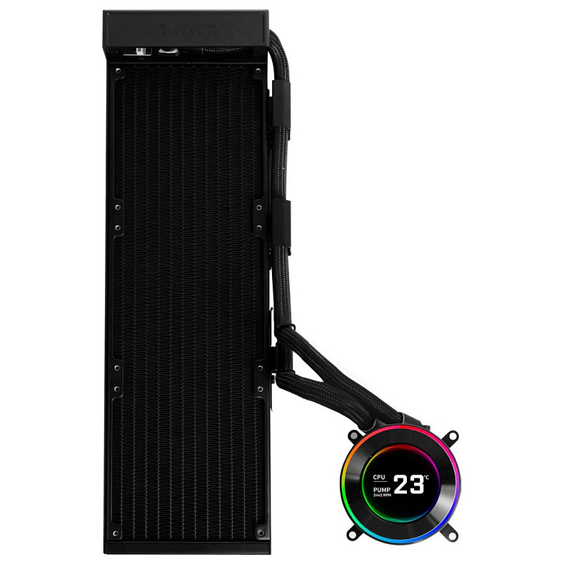 Система водяного охолодження Lian Li HydroShift II LCD-C 360 Fanless Black (G89.GHS2LCD36B.00)