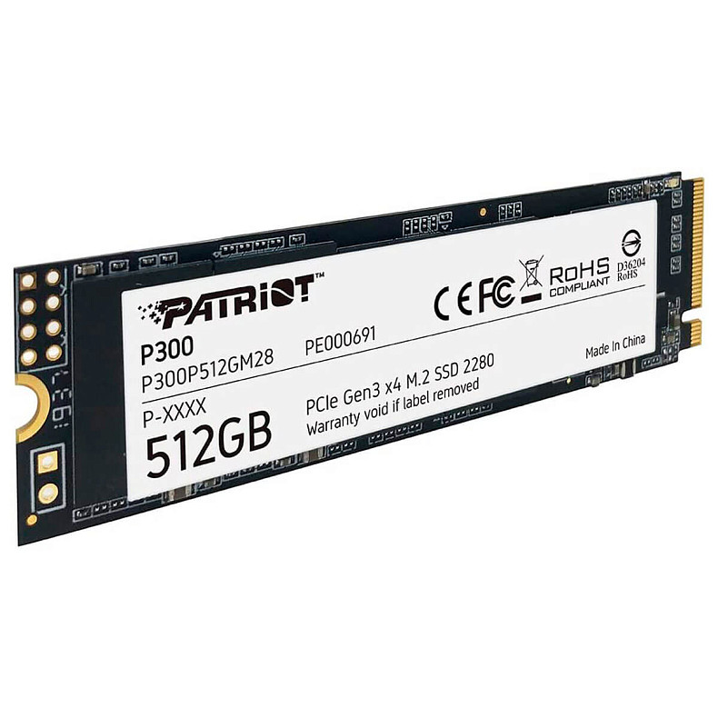 SSD диск Patriot P300 512 GB (P300P512GM28)