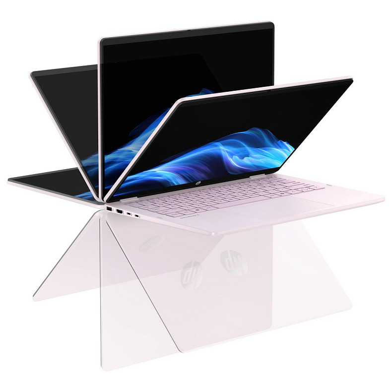 Ноутбук HP OmniBook 5 Flip x360 14" WUXGA IPS Touch, Intel 3-100U, 8GB, F512GB, UMA, DOS, рожевий