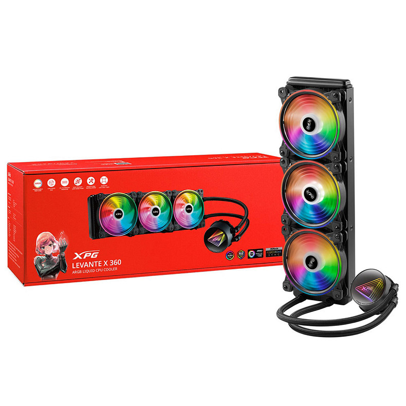 Система охлаждения ADATA LEVANTEX360-BKCWW