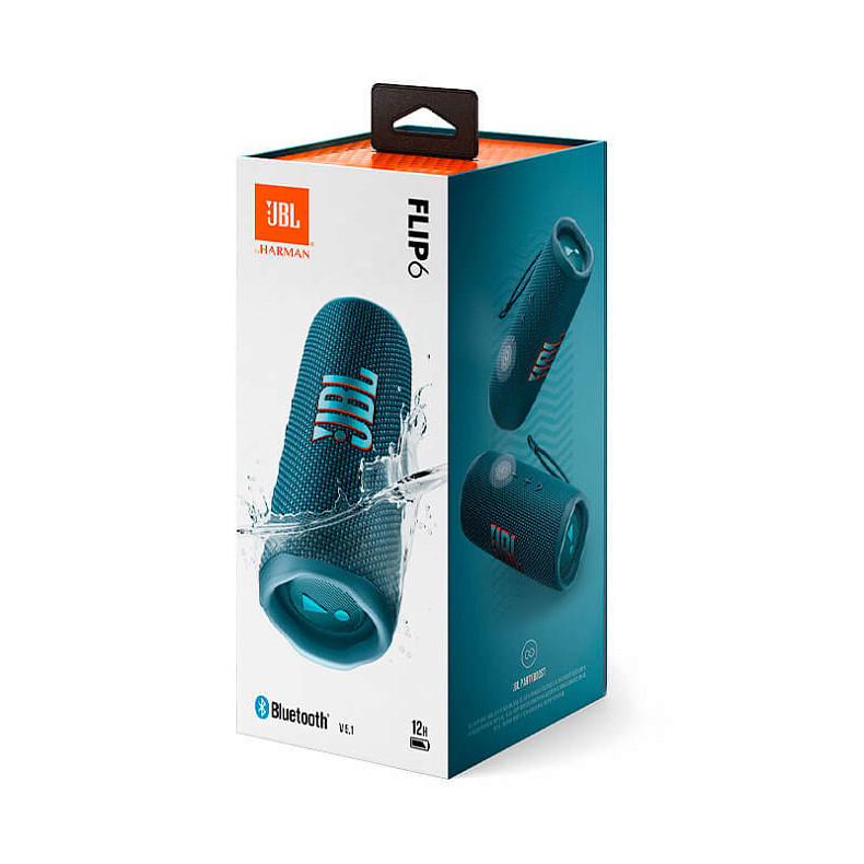 Акустика JBL Flip 6 Blue (JBLFLIP6BLU)