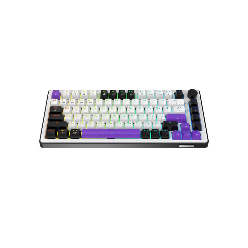 Клавиатура Hator Hellyberry HK75 Wireless White/Violet