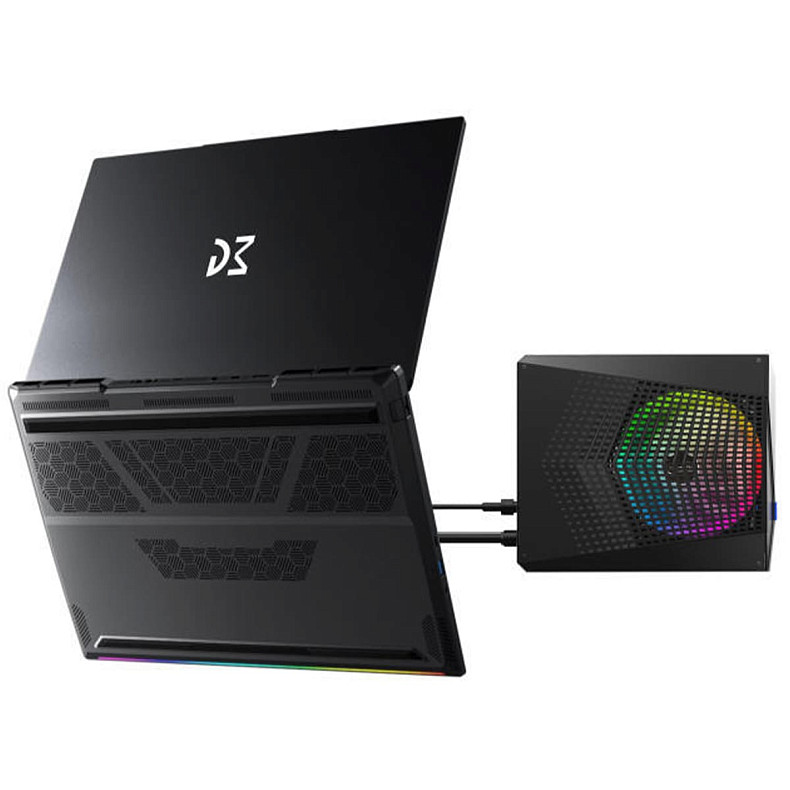 Ноутбук Dream Machines RT5080-16 16QHD+, AMD R9-9955HX3D, 32GB, F2TB, NVD5080-16, DOS, чорний