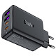 Зарядное устройство 4xUSB 45W (2xUSB-C+2xUSB-A) Gan A61 Fast Charger Black Acefast