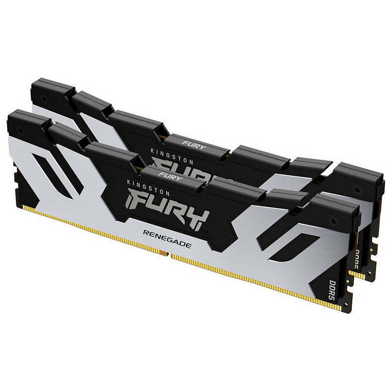 ОЗП Kingston DDR5 64GB KIT (32GBx2) 6000 Renegade Silver XMP