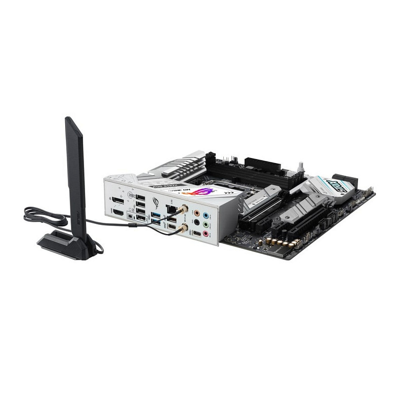 Материнская плата ASUS ROG STRIX B760-G GAMING WIFI s1700 B760 4xDDR5 M.2 Wi-Fi BT mATX