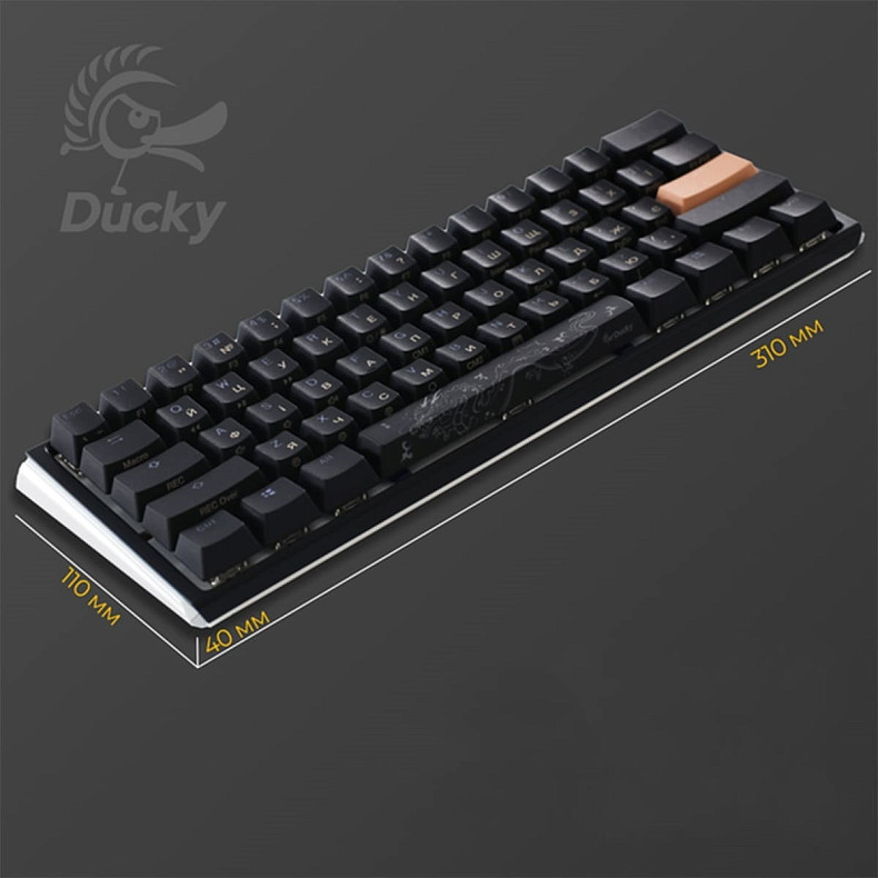 Клавиатура Ducky One 3 Mini Cherry MX Speed silver RGB Black UA