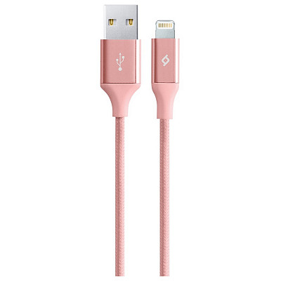 Кабель Ttec (2DK16RA) USB - Lightning, AlumiCable, 1.2м, Rose Gold