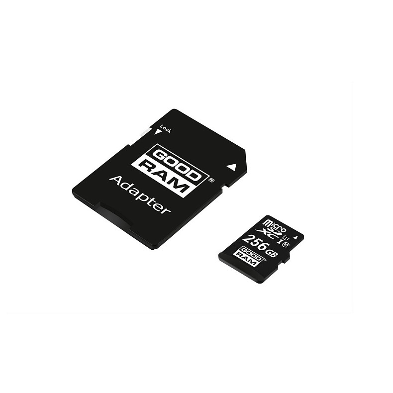 Карта памяти MicroSDXC 256GB UHS-I Class 10 Goodram + SD-adapter (M1AA-2560R12)