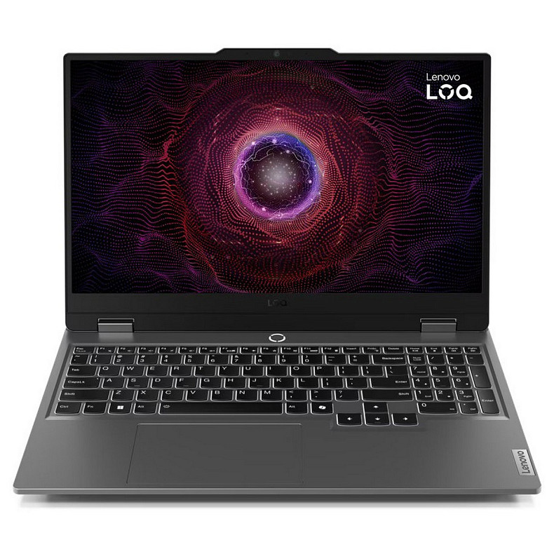 Ноутбук Lenovo LOQ-15ARP9 15.6" FHD IPS AG, AMD R7-7435HS, 16GB, F512GB, NVD4050-6, DOS, сірий