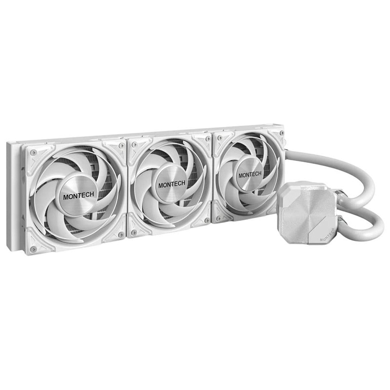 Система жидкостного охлаждения Montech HYPERFLOW SILENT360 White