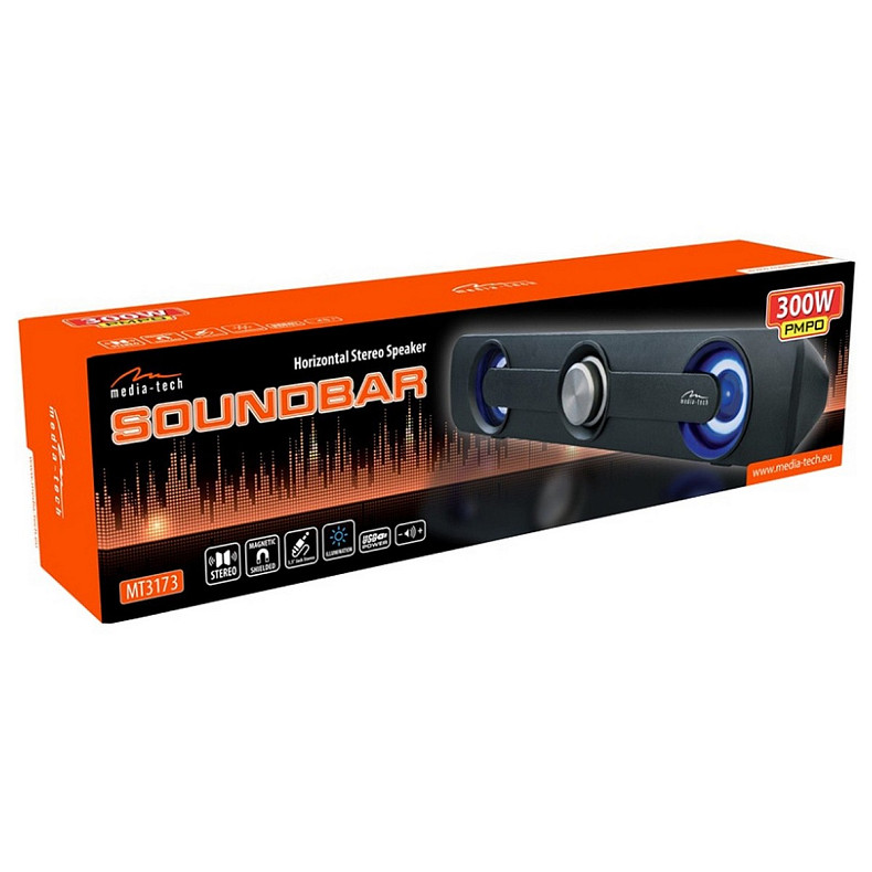 Акустична система 1.0 Media-Tech 5W, Bluetooth/AUX/ чорна