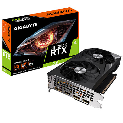 Відеокарта Gigabyte GeForce RTX 3060 8GB GDDR6 Gaming OC (GV-N3060GAMING OC-8GD)