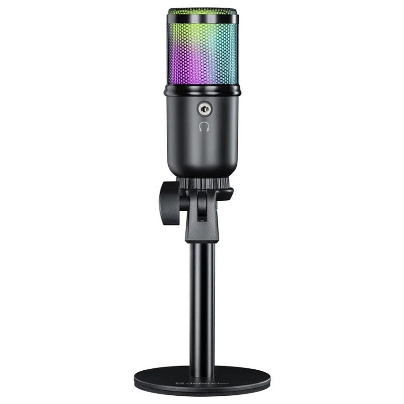 Игровой стрим микрофон Defender Glow GMC 400 (64640)