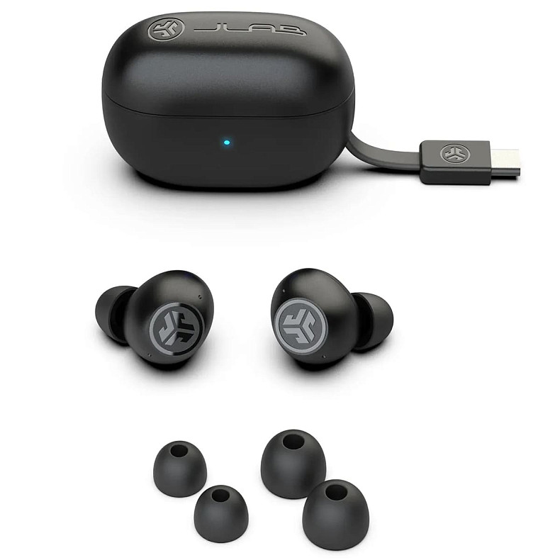 Наушники TWS Jlab Go Pop ANC Black (IEUEBGOANCRBLK124)