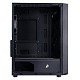 Корпус 1stPlayer FD3-M-BK-4F7 Black без БП