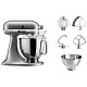 Кухонный комбайн KitchenAid Artisan 4,8 л 5KSM175PSECU с откидным блоком серебристый