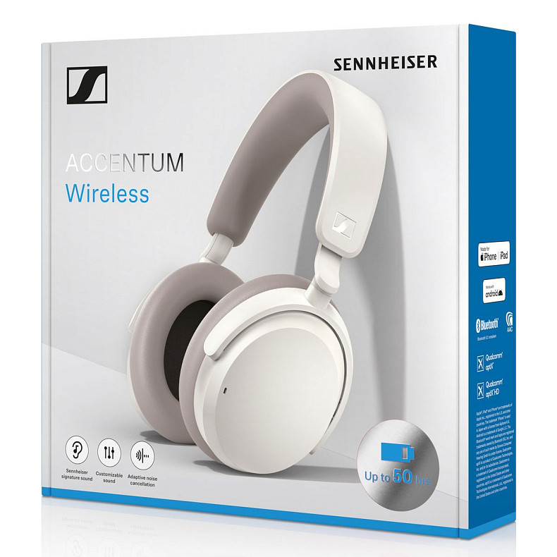 Наушники SENNHEISER ACCENTUM Wireless Белые