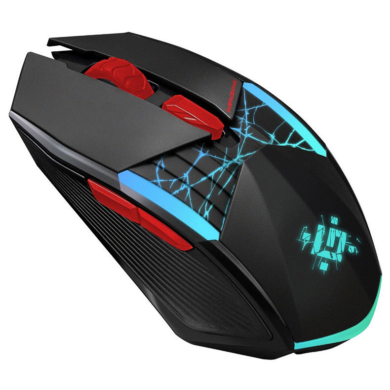 Мишка Defender Horrodine GM-237, бездротова, ігрова, 6кн., 3200 dpi., 320 mAh, чорна