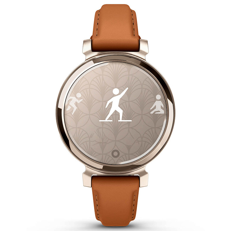 Спортивные часы GARMIN Lily 2 Cream Gold with Tan Leather