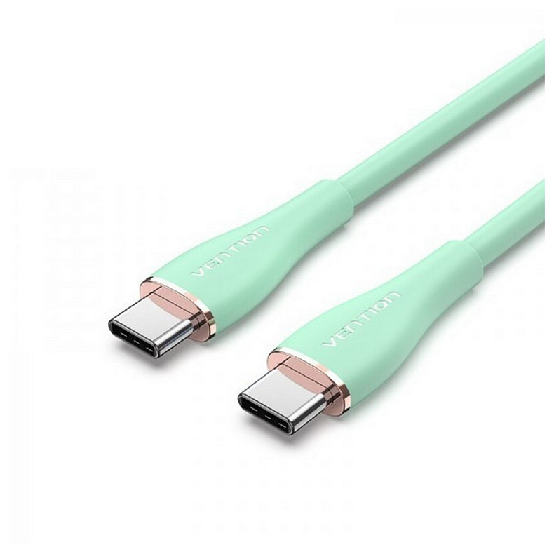 Кабель Vention USB-C - USB-C, 1 m, Green (TAWGF)