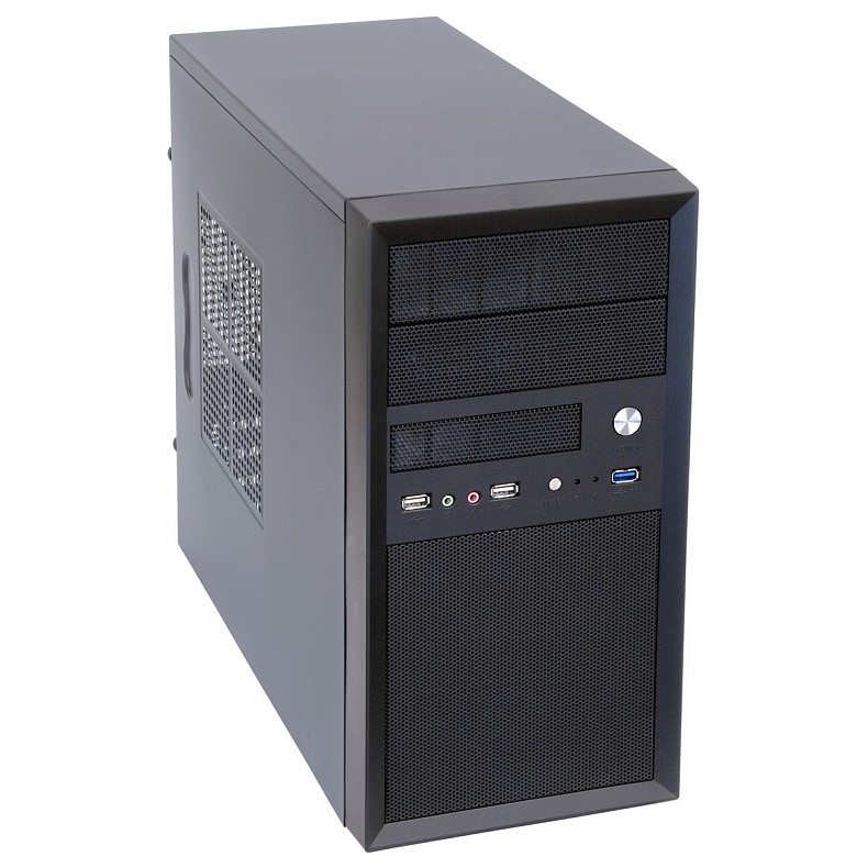 Корпус Chieftec MESH CT-01B-350GPB 350W 1xUSB3.0+2xUSB2.0, mATX, Black