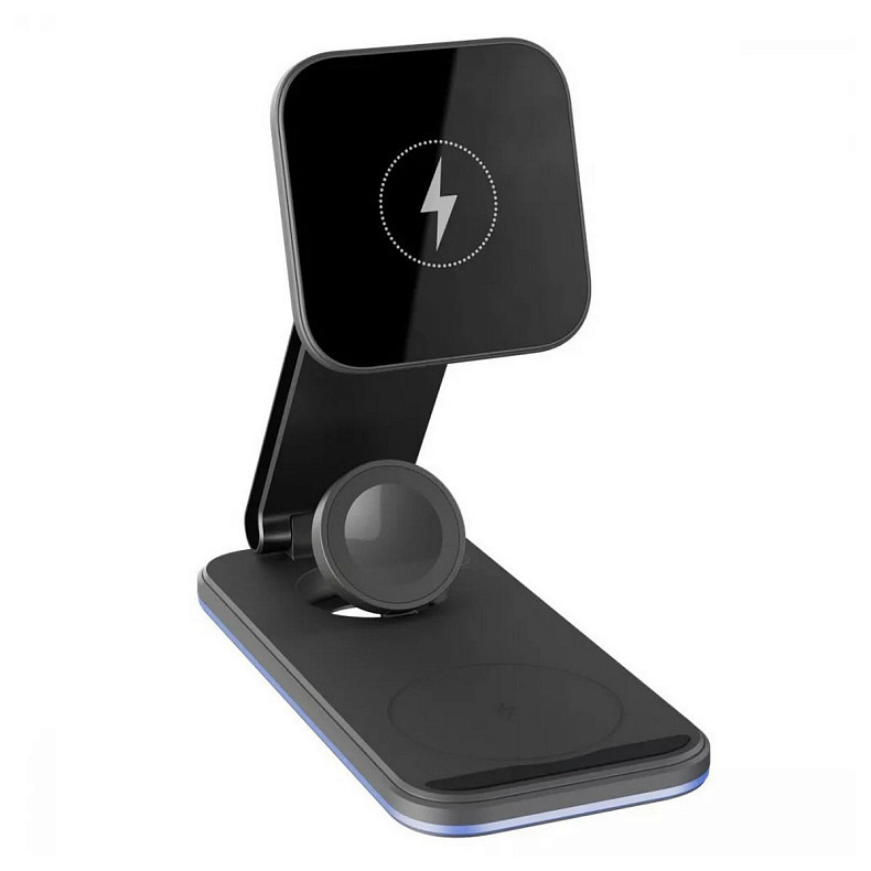 Бездротовий зарядний пристрій Proove Energy Fold 3in1 15W Black (WSEF15010001)
