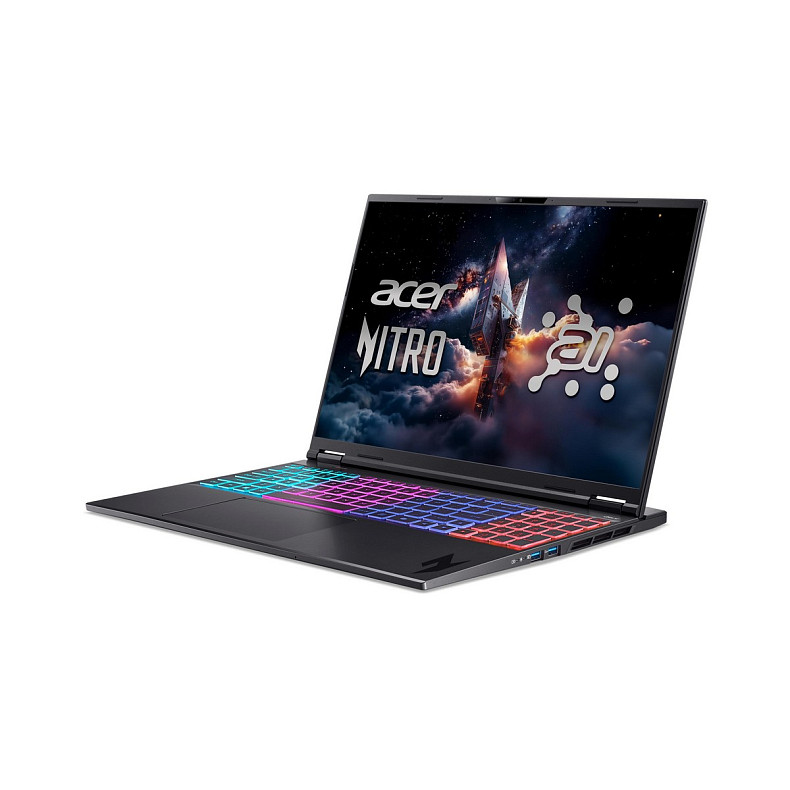Ноутбук Acer Nitro 16S AN16S-61 16" WQXGA IPS, AMD R9-365, 32GB, F2TB, NVD5070-8, Lin, чорний