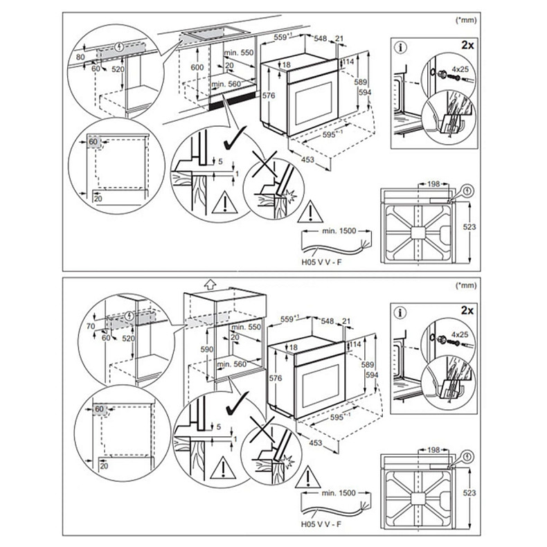 Духовой шкаф электрический Electrolux LOF6P16Z