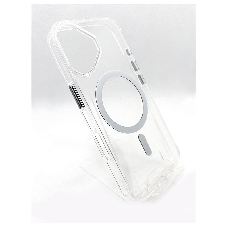 Чохол-накладка BeCover Space Case MagSafe для Apple iPhone 16 Transparancy (712102)
