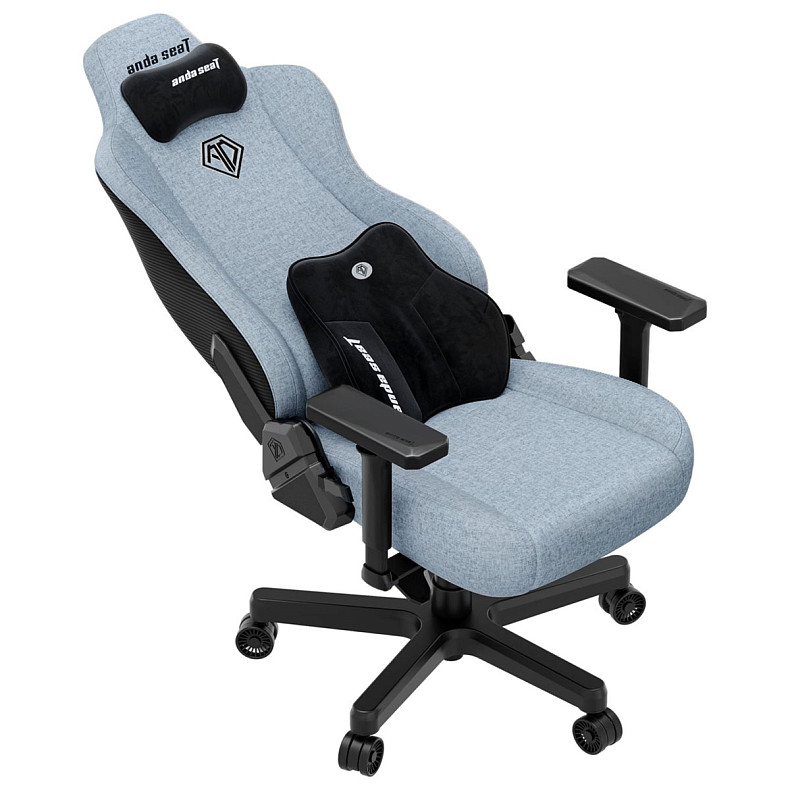 Крісло ігрове Anda Seat Kaiser 3E XL Gray Blue Fabric