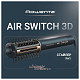 Фен-щітка Rowenta Air Brush 3D, 1200Вт, 3 режими, іоніз-я, хол. обдув, функція фену, кераміка, чорно