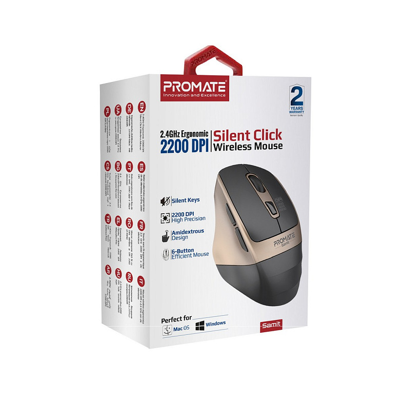 Миша Promate Samit Gold