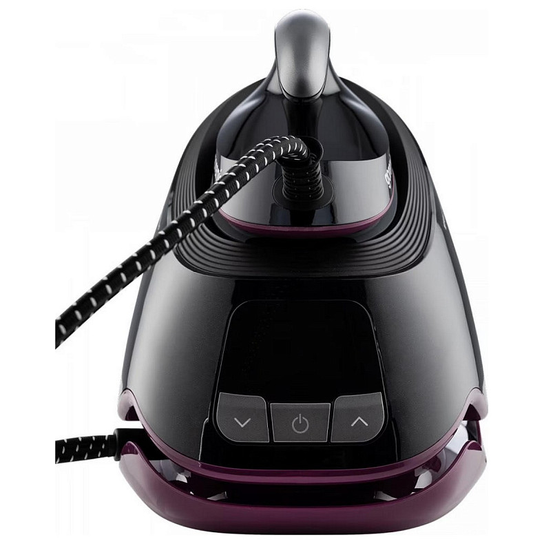 Праска-парогенератор Gorenje, 3000Вт, 1500мл, паровий удар -160гр, дисплей, керам. підошва, чорний