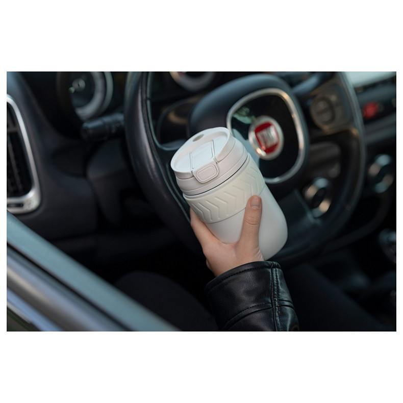 Термокружка Ardesto Cosy, 400мл, нержавеющая сталь, бежевая (AR2640B)