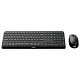 Комплект бездротовий Philips 6407 (клавіатура + мишка) UA, 2,4 ГГц/Bluetooth чорний