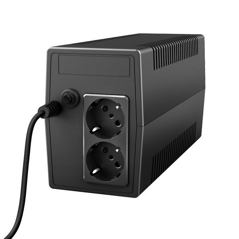 ДБЖ Trust Paxxon 800VA UPS with 2 standard wall power outlets чорний