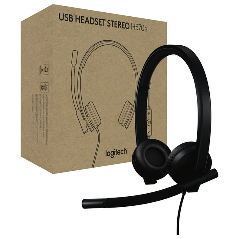 Навушники Logitech H570e Teams Stereo USB-C (981-001431)