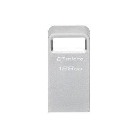 Накопичувач Kingston 128GB USB 3.2 Type-A Gen1 DT Micro Metal