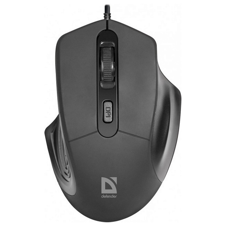 Мишка Defender Datum MB-347, 4кн., 1600dpi, чорна