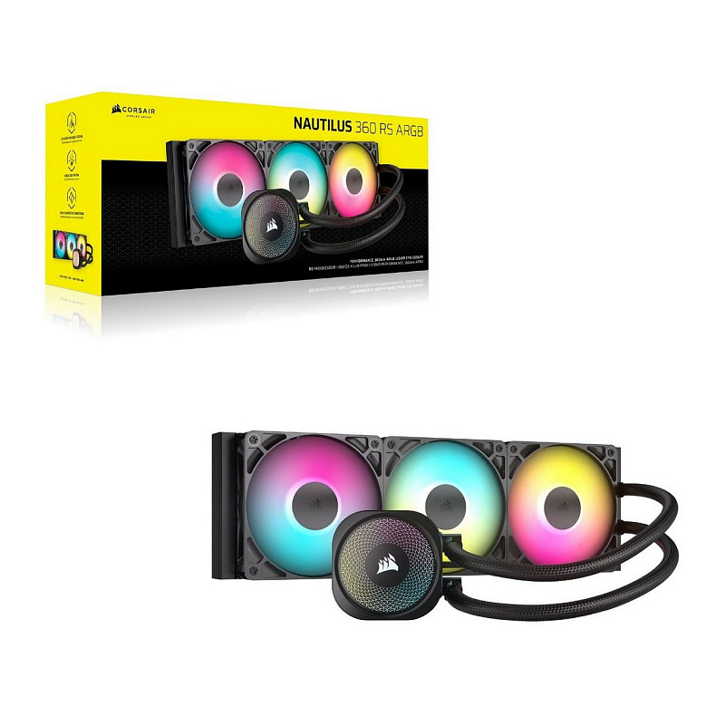 Система рідинного охолодження Corsair Nautilus 360 RS ARGB (CW-9060093-WW)